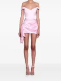 Alex Perry off-shoulder draped mini dress - Pink