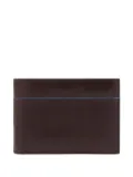 PIQUADRO logo-lettering wallet - Brown