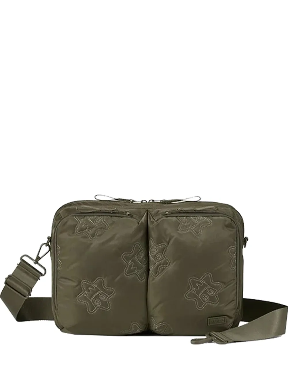PORTER INTERNATIONAL ポケット ショルダーバッグ - グリーン PORTER INTERNATIONAL ポケット ショルダーバッグ - グリーン