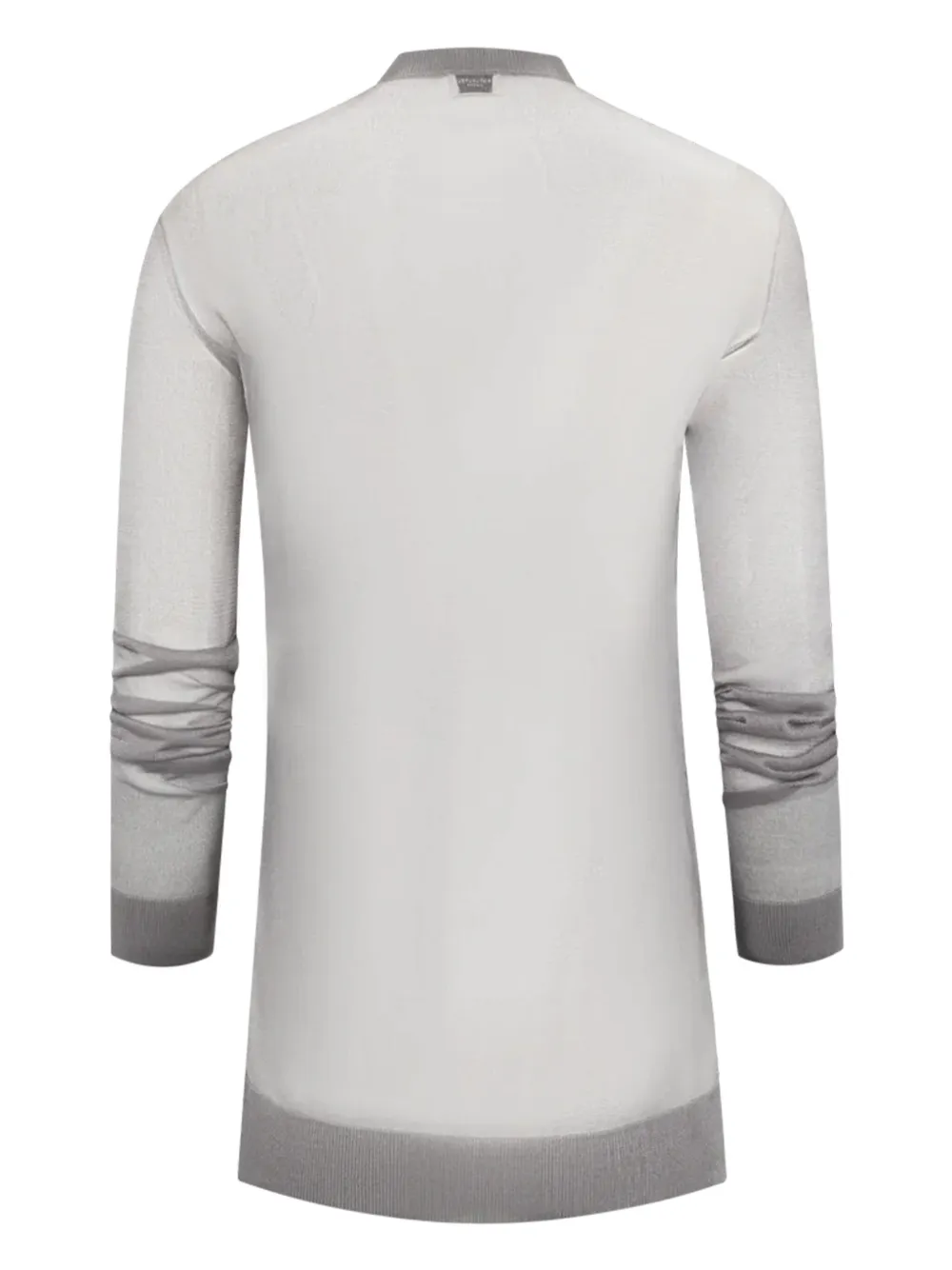 Saint Laurent Two-tone Cardigan In Neutral