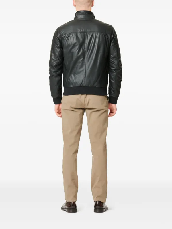 Stewart Leather Jacket | Black | FARFETCH GR