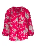 L'Agence Teagan blouse - Red