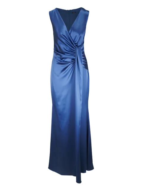 Kiton vestido de fiesta con cintura fruncida