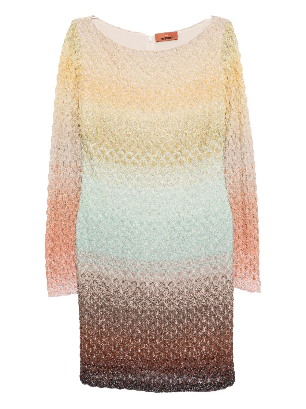 Missoni Abito corto con effetto schiarito - Giallo