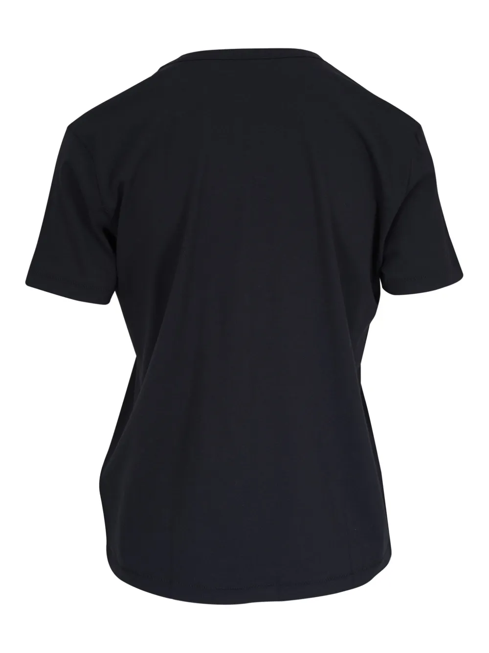 Majestic Filatures T-shirt met V-hals Zwart