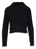 KHAITE brushed cardigan - Black