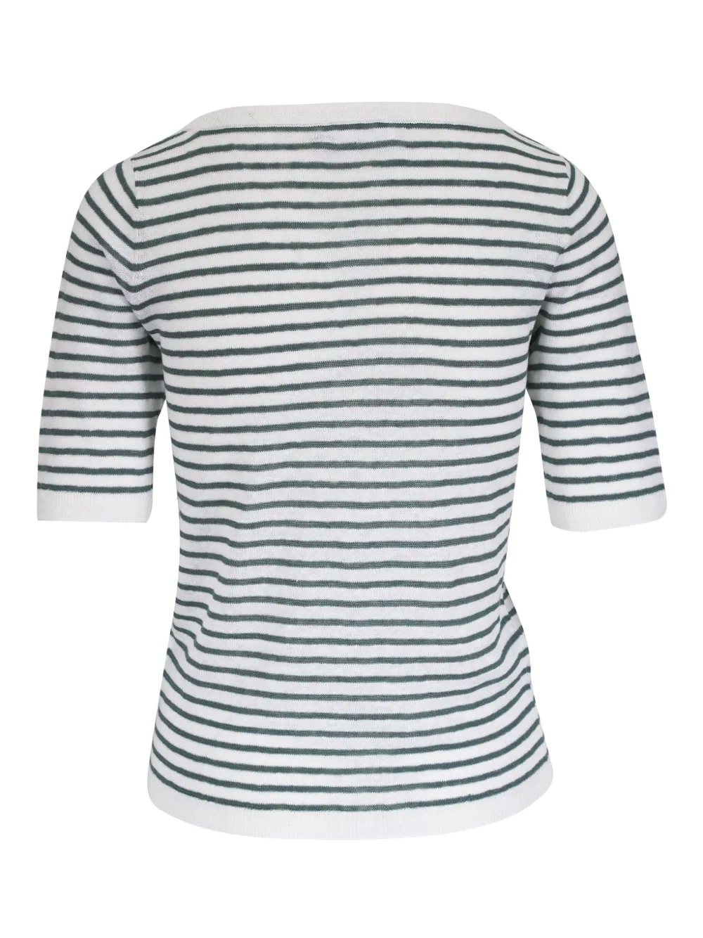 Majestic Filatures Linnen T-shirt Wit