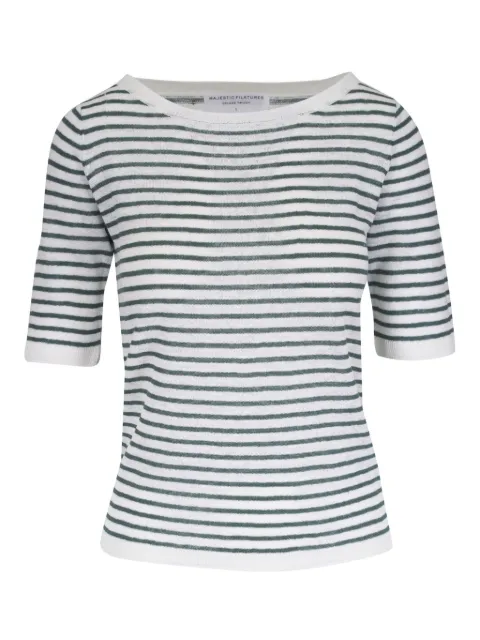 Majestic Filatures linen T-shirt