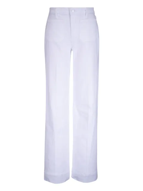 L'Agence pantalones con bolsillos de parche