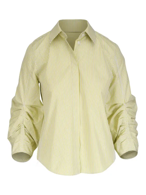 Lafayette 148 camisa con rayas estampadas