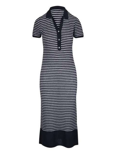 Majestic Filatures vestido con motivo de rayas