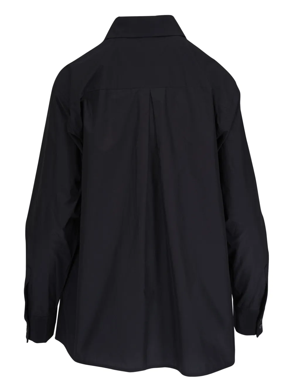 Michael Kors Blouse met gespreide kraag - Zwart