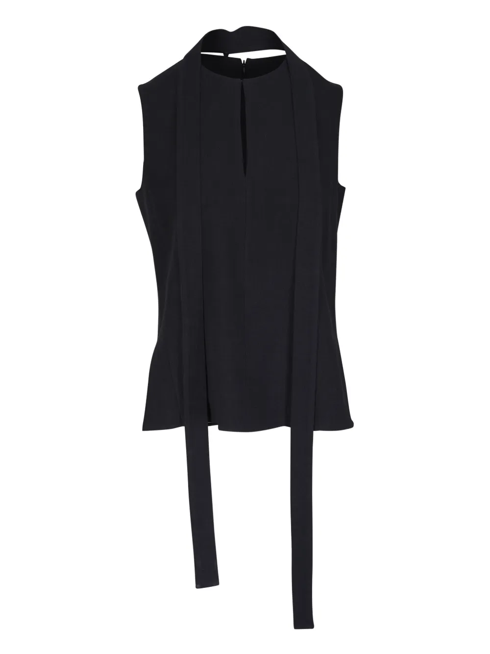 Akris linen-blend top | Black | Image 1