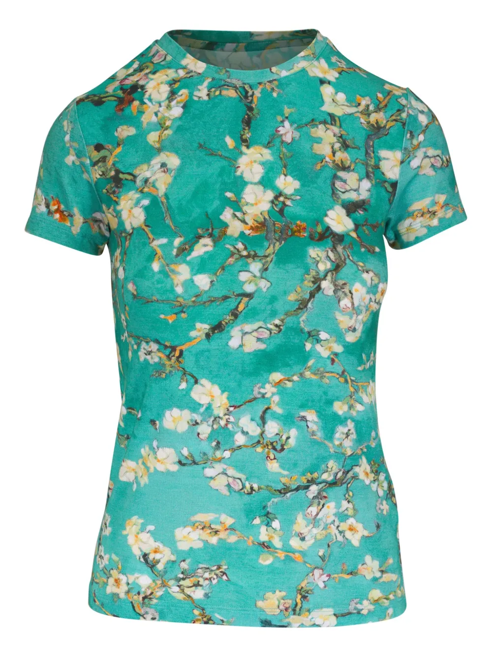 L'Agence T-shirt met bloemenprint Groen