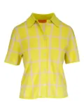 Guest In Residence checked shirt - Yellow
