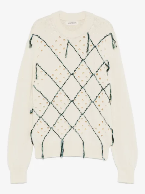 Namacheko intarsia crew-neck sweater