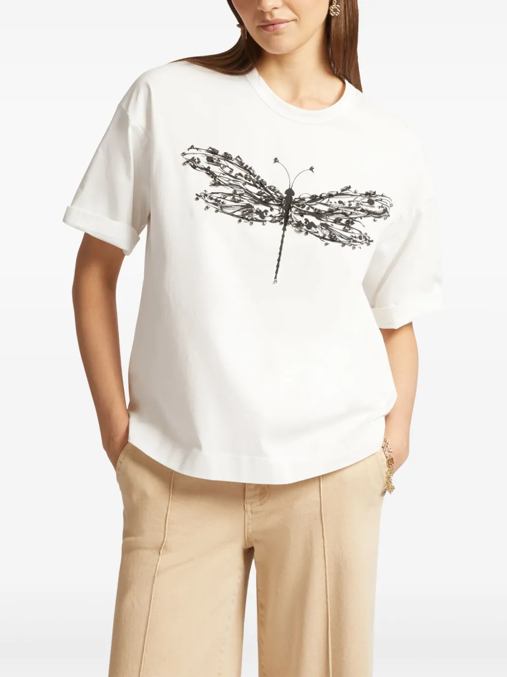 ELENA MIRO` playera con estampado gráfico | Playeras y jerséis | Image 2