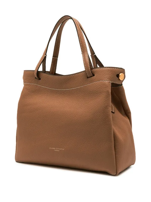 Leather Gr Pelletterie GIANNI CHIARINI Pelletterie Tote Bag Brown