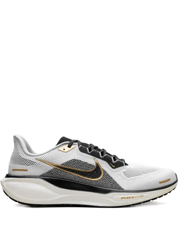 grey and gold nikes