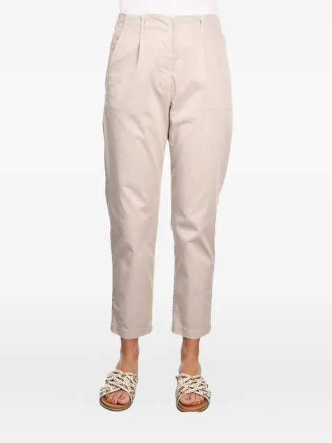 Gran Sasso pleated cotton trousers