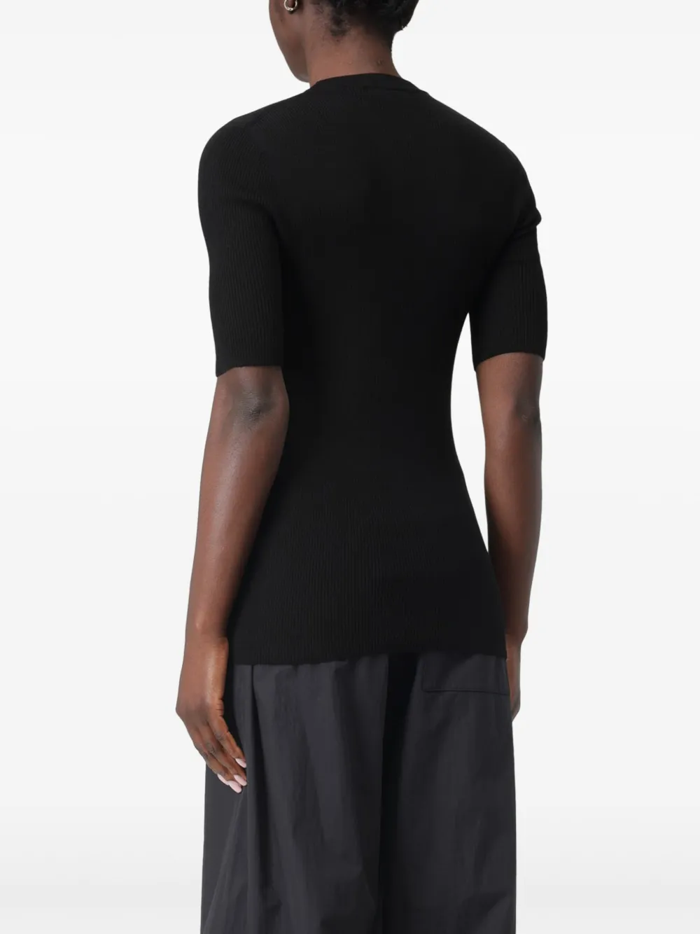 Jil Sander Ribbed Short-sleeve T-shirt