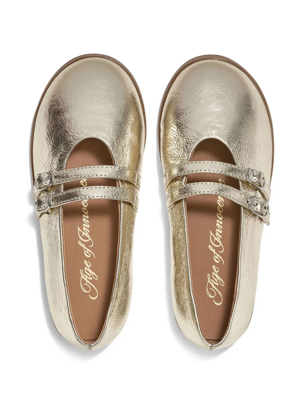 Age of Innocence Christy ballerina shoes Gold