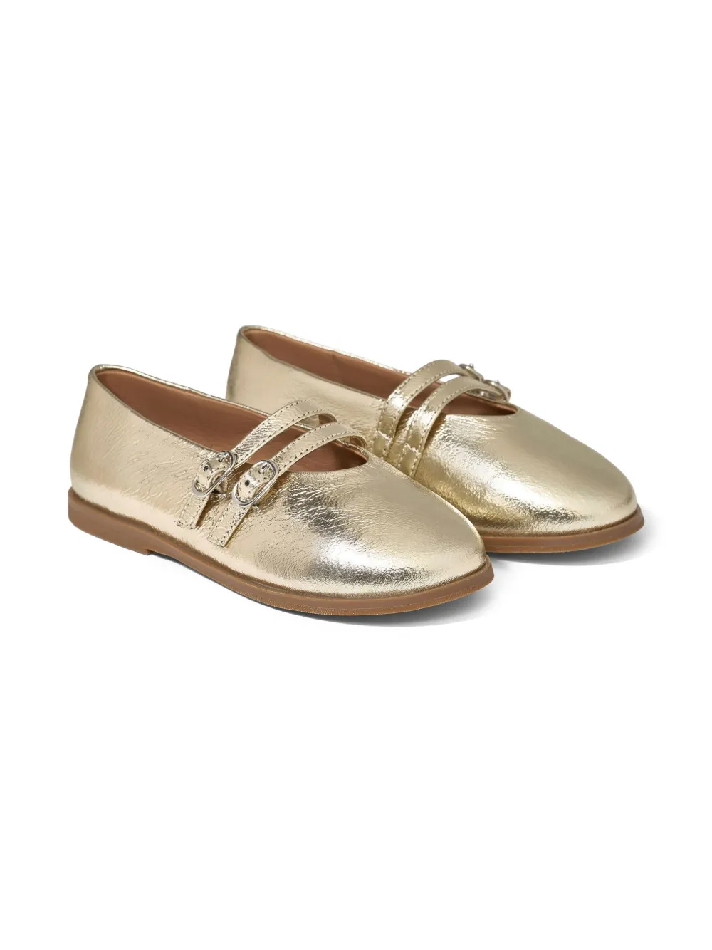 Age of Innocence Christy ballerina shoes Gold