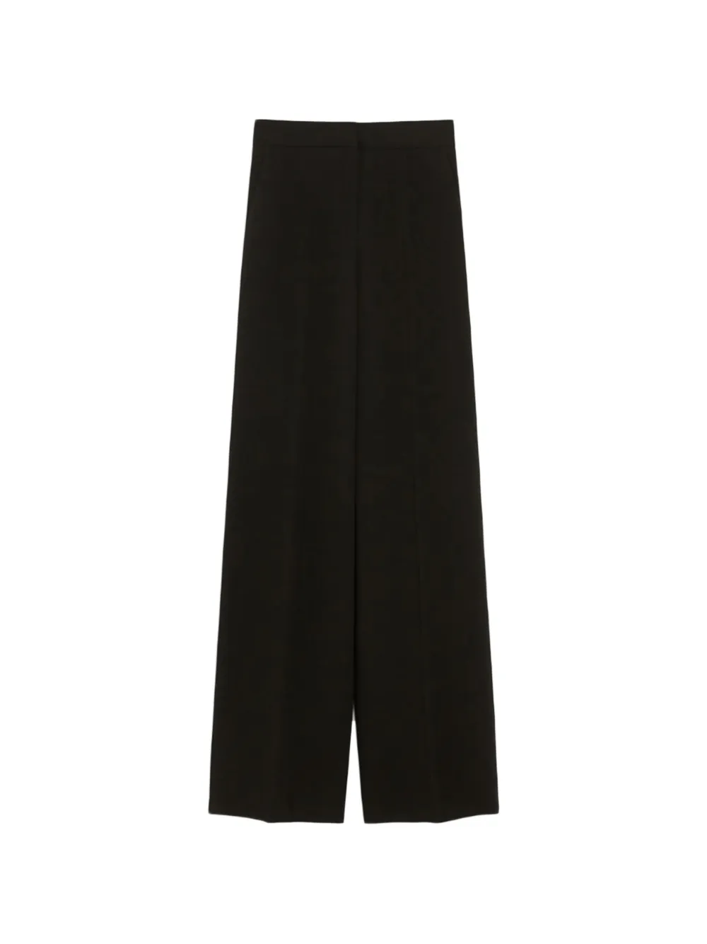 Max Mara pressed-crease wide-leg trousers - Schwarz