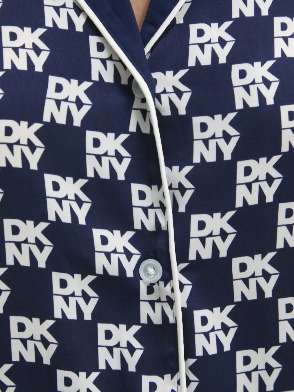 DKNY Pyjama met logoprint Blauw