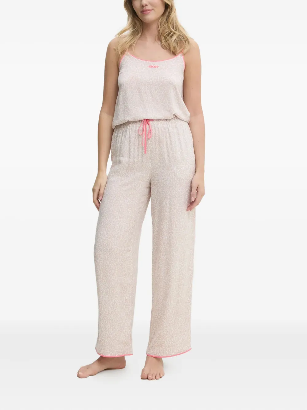 DKNY leopard-print pyjama set | Neutrals | Image 1
