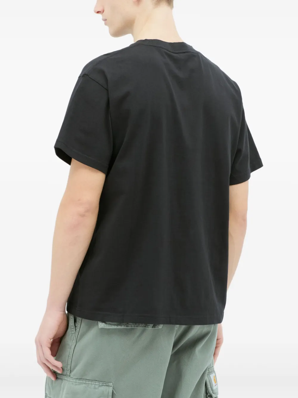 Brain Dead Open Mind T-shirt Zwart