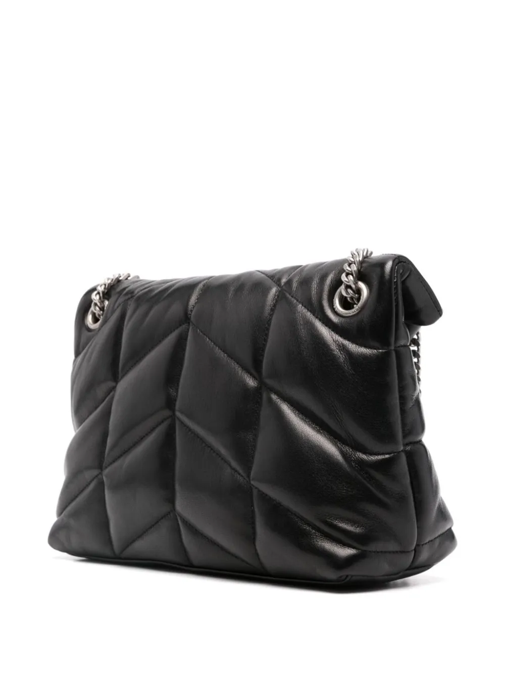 Saint Laurent Puffer kleine schoudertas Zwart