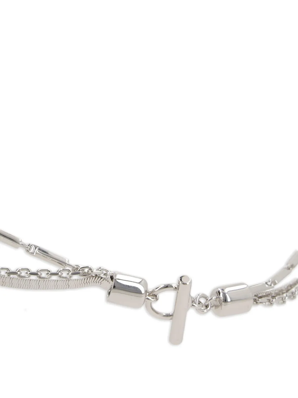 Jil Sander I'm On Fire Necklace In Silver