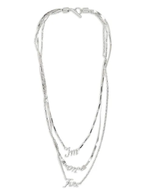 Jil Sander I'm On Fire necklace