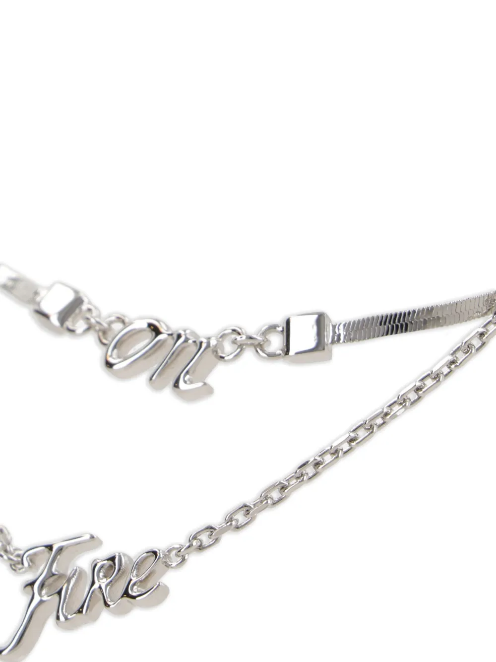 Jil Sander I'm On Fire halsketting - Zilver