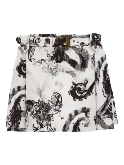 Versace Jeans Couture falda corta con estampado Watercolour Couture