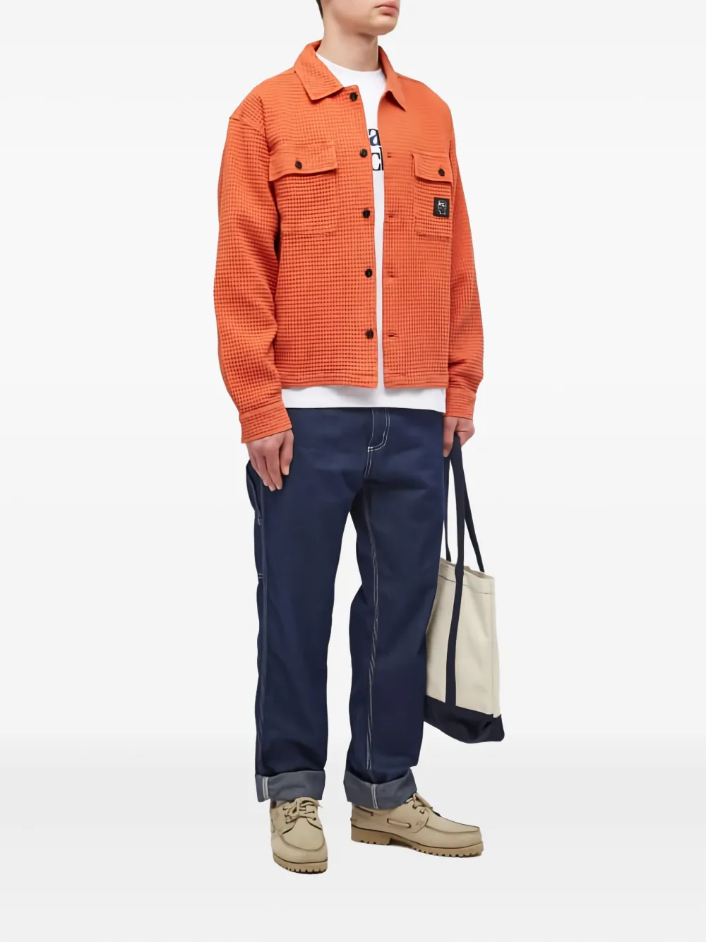 Brain Dead waffle-knit shirt jacket | Shirt Jackets | Image 2