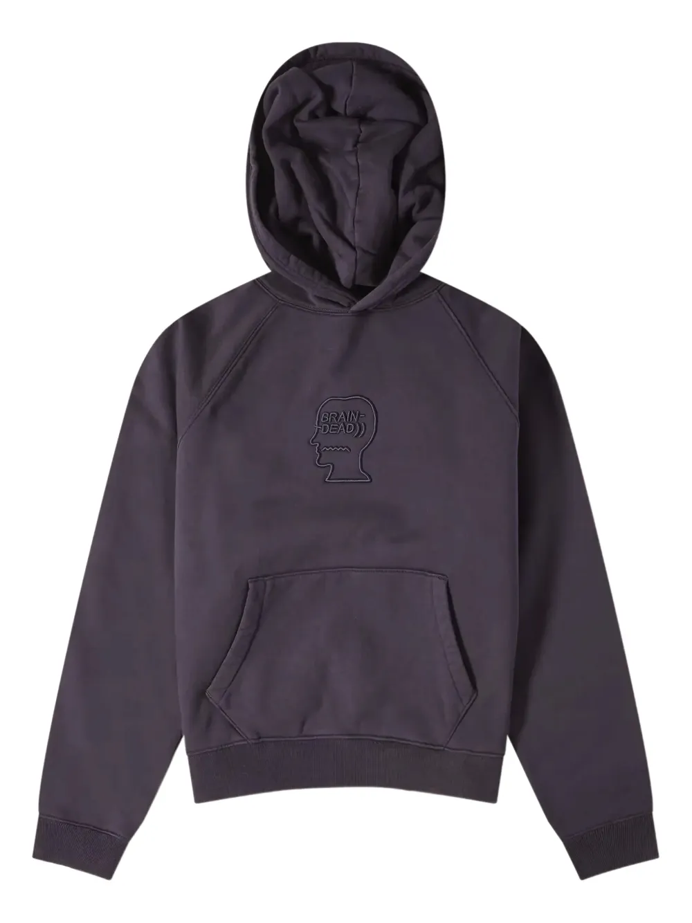 Brain Dead cotton hoodie | Black | Image 1