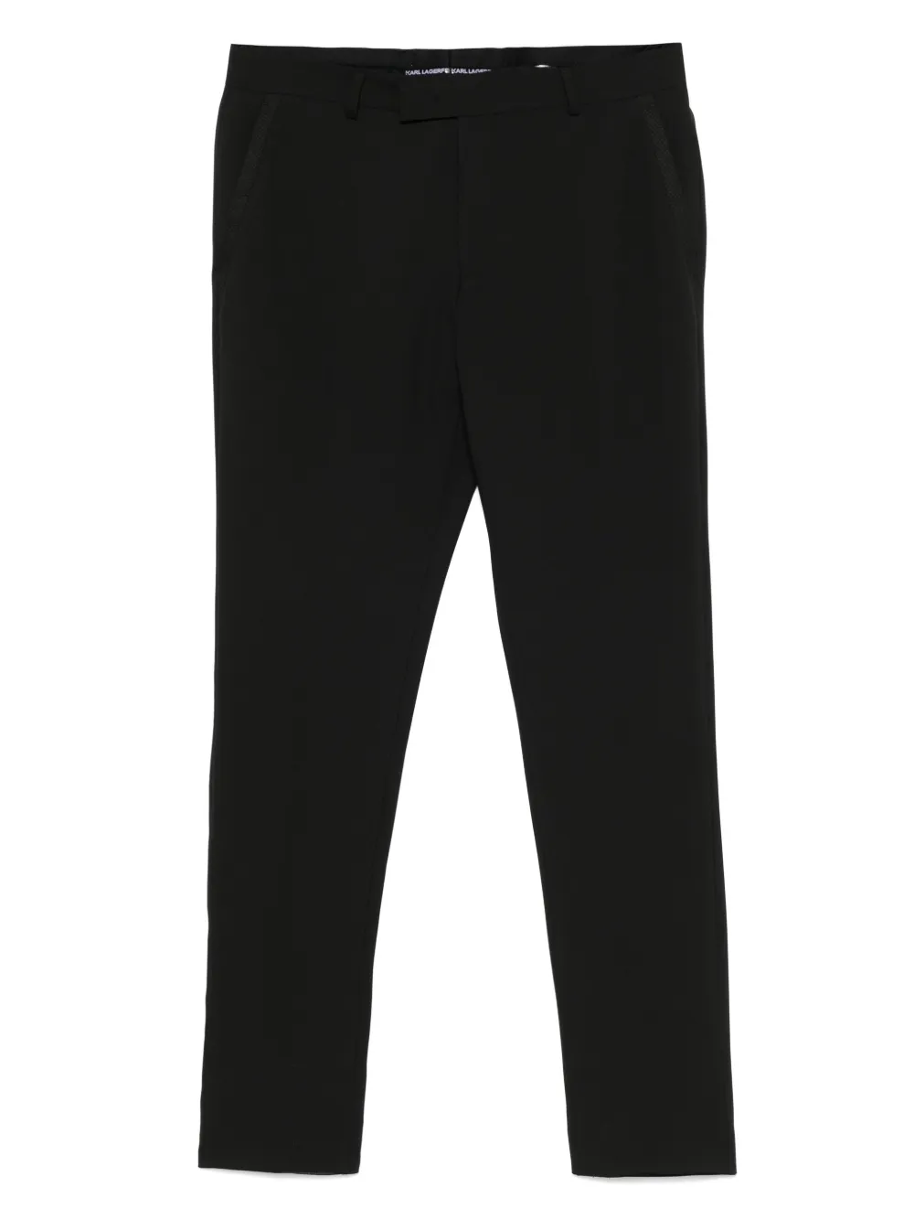 Karl Lagerfeld Broek met logopatch Zwart