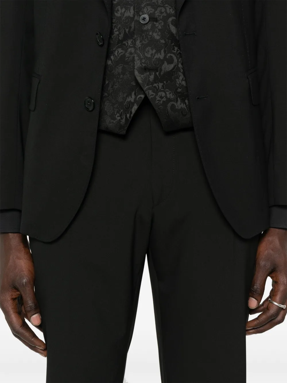 Karl Lagerfeld Broek met logopatch Zwart