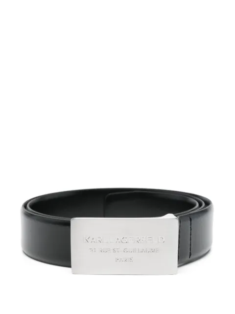 Karl Lagerfeld logo-buckle belt
