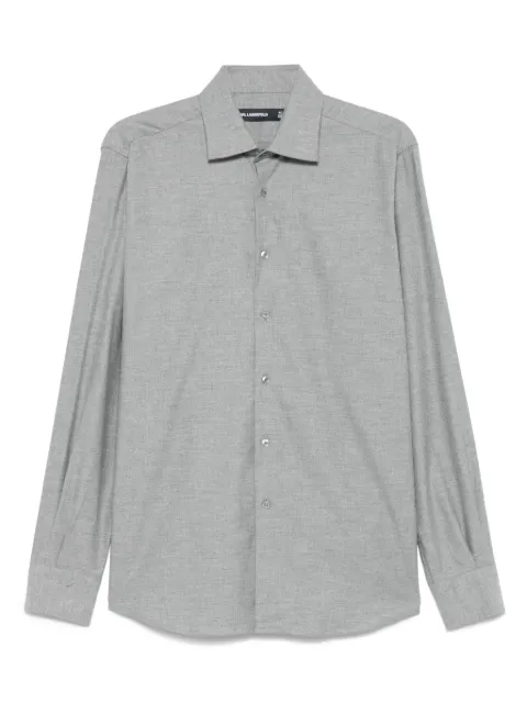 Karl Lagerfeld camisa con cuello italiano