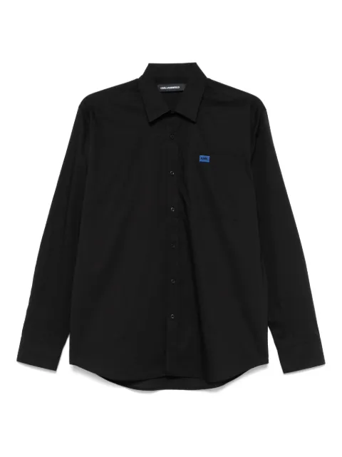 Karl Lagerfeld logo-embroidered shirt 