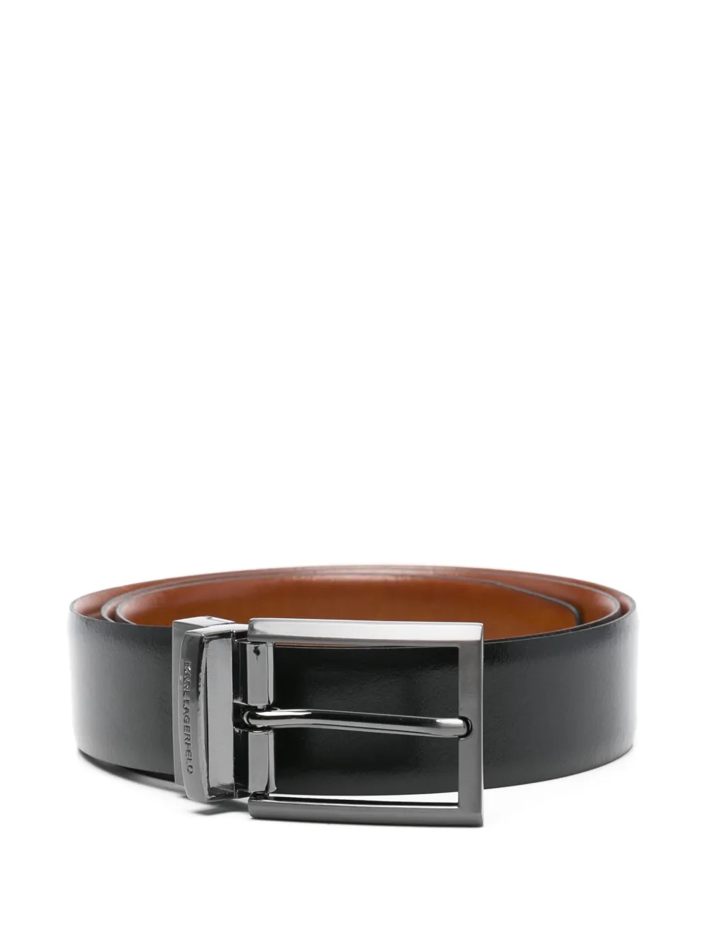 Karl Lagerfeld cinturón con hebilla | negro | Image 1