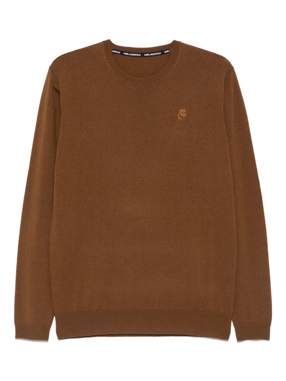 Karl Lagerfeld merino-wool jumper | Brown | Image 1
