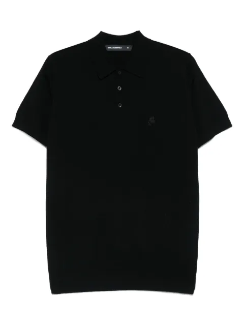 Karl Lagerfeld merino polo shirt 