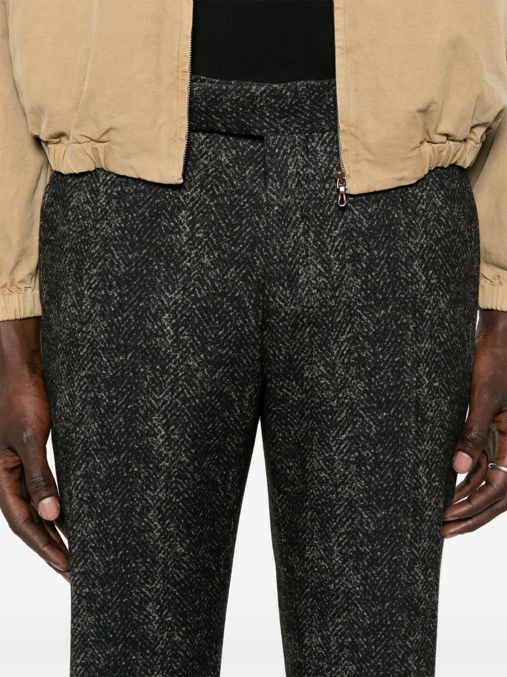 Karl Lagerfeld Broek met print Zwart