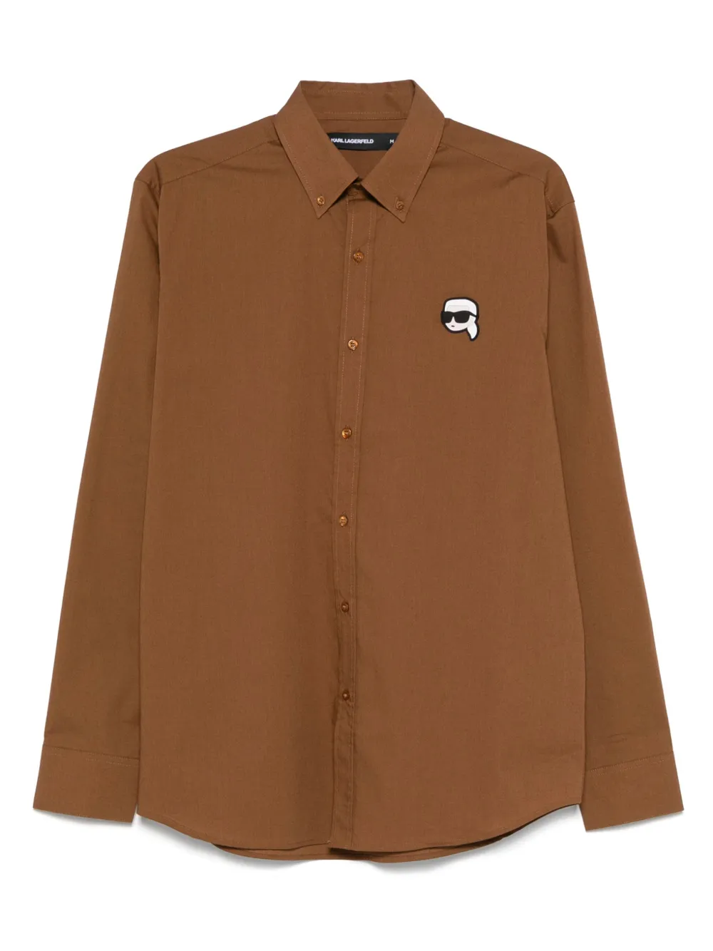 Karl Lagerfeld Camicia in cotone - Marrone
