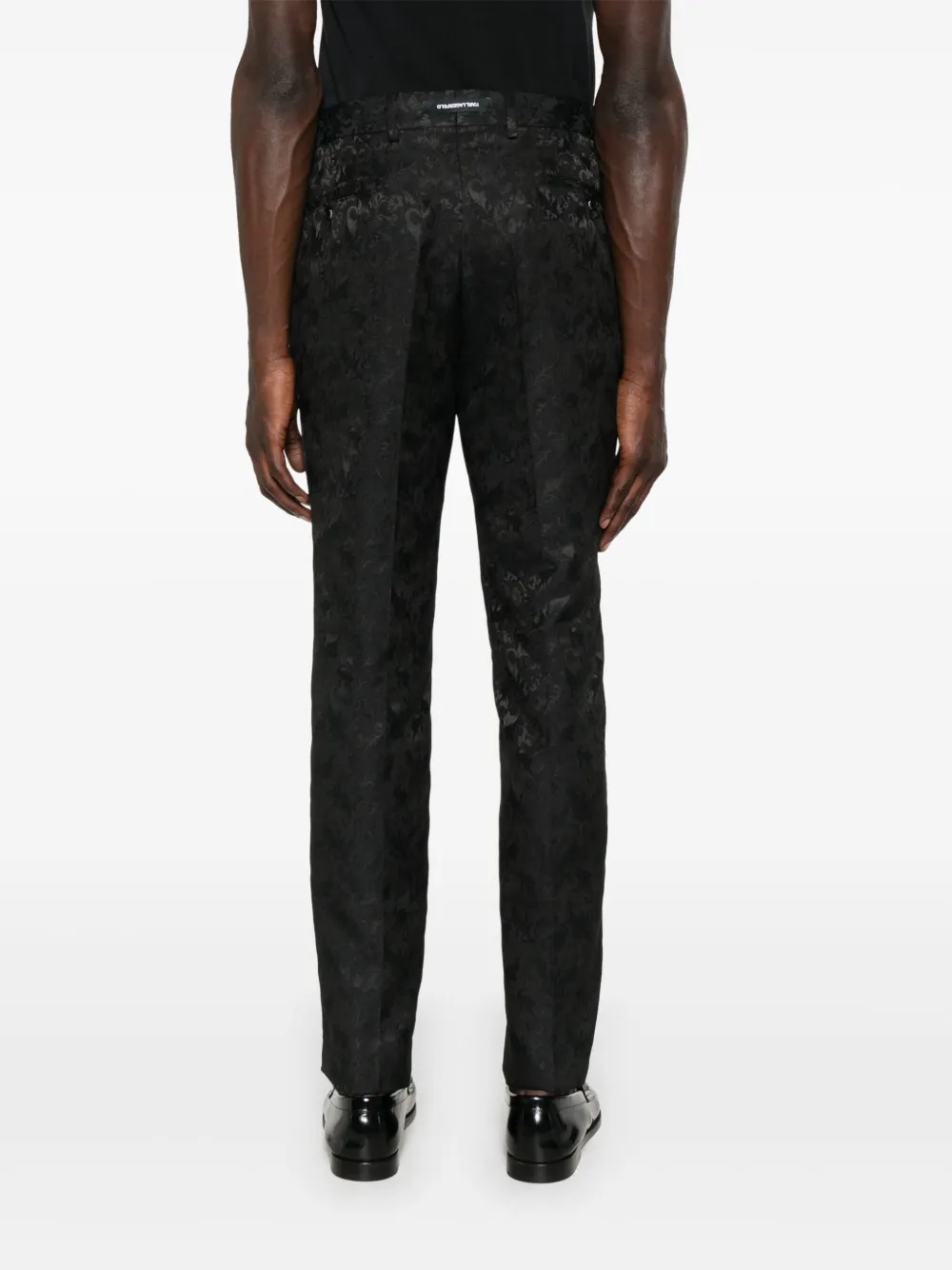 Karl Lagerfeld Broek met jacquard-patroon Zwart