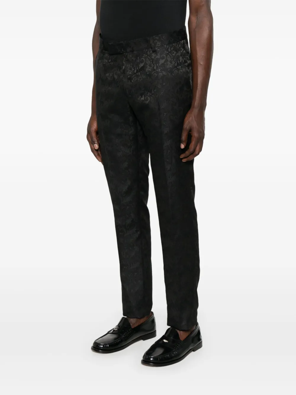 Karl Lagerfeld Broek met jacquard-patroon Zwart